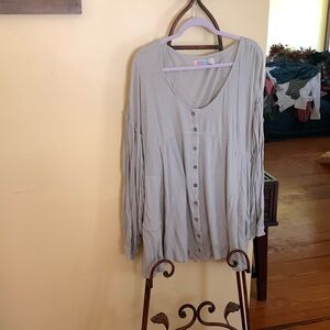 Free people tunic in sage.  Same as previous listing!  NWOT.